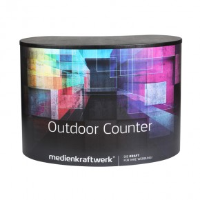 Outdoor counter - advertising counter