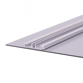 Backrail - rail for wall mounting of panels - suspension system
