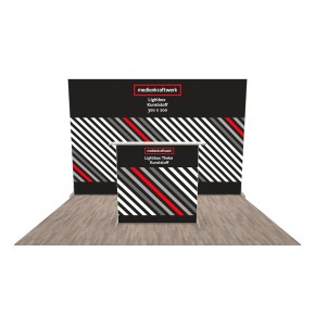 Promotion stand Light Set 2 - illuminated wall and advertising counter