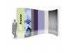 Exhibition stand ISOframe wave Set 6 maxi - 480x249 cm