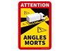 Blind spot - Angles Morts "Truck" on magnetic foil - set