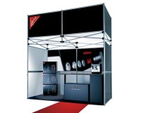 Exhibition stand system Swiss Modul 4000 Example 02