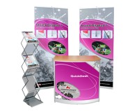 Fair kit 1 - rollup banner, brochure stand, counter 