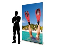 BannerUp 120cm width - the high quality RollUp display
