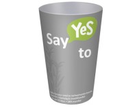 Organic reusable drinking cup 