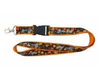 Double lanyard with snap closure
