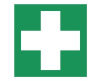 First aid rescue sign - E003