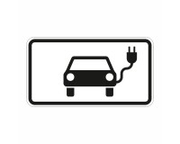 Electric vehicles only - additional sign