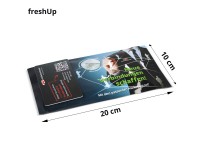 Refreshment towel with advertising print packaging / freshUp