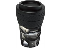 Insulated Mug with Protective Ring Tire Design - FullColour