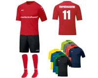 JAKO 15s jersey set team adults with sponsoring incl. team name and shirt number