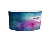 Nomadic evolve set double curved - advertising counter