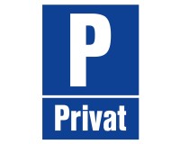 Parking sign parking only for private