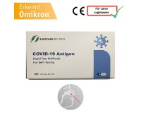 COVID-19 Safecare Antigen Nasal Layman Rapid Test CE Certified (Self Test) (5 pcs.)