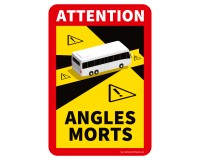 Blind Spot - Angles Morts "Bus" on MagicAttach Film (Self Adhesive) - Set 