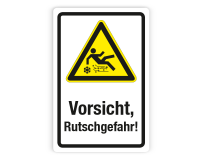 Sign - Caution, danger of slipping! - Forex 3mm