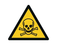 Warning sign toxic substances - W016