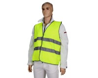 Safety warning vest custom printed