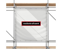Digital printing scaffolding banner 340 x 175 cm on mesh (grid vinyl)