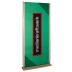 WoodStand Display 90x220cm incl. print - Our sustainable / resource-saving advertising display.
