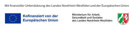 With financial support from the state of North Rhine-Westphalia and the European Union via the NRW 6.6 Training Pathways funding program