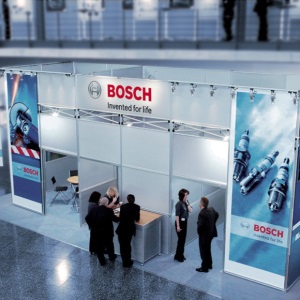 A booth from Bosch