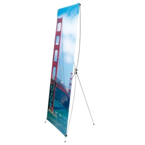 Banner display shown on the side with Golden Gate Bridge