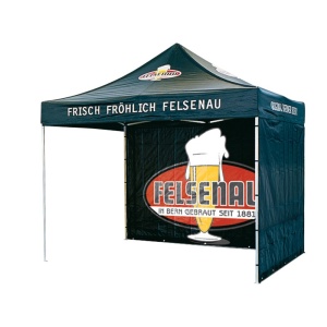 Erected event tent Protent with digital printing