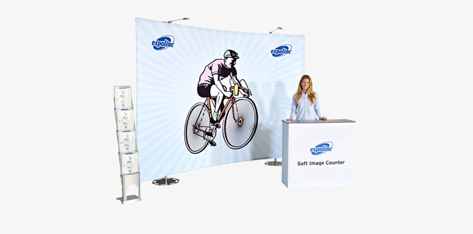 expolinc Fabric - Textile Display Example Front